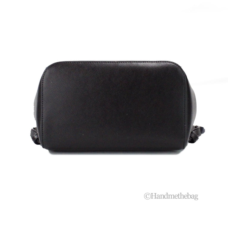 NEW Kate Spade Madison Black Leather Medium Flap Backpack Book School Purse Kate Spade New York Women main image 3