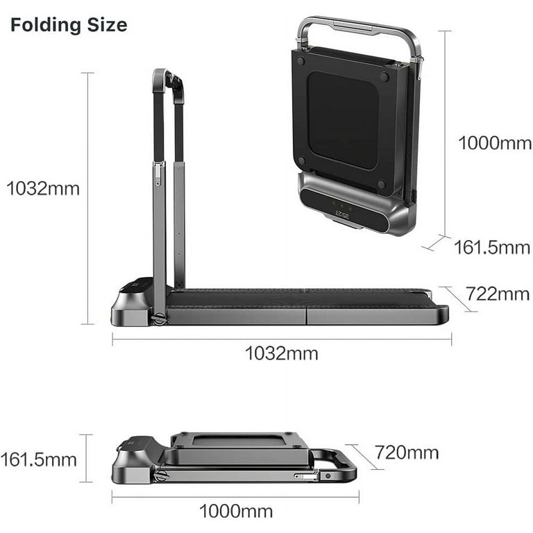 WalkingPad R2 Treadmill Running and Walking A Truly Foldable That Takes 90%  Less Space 