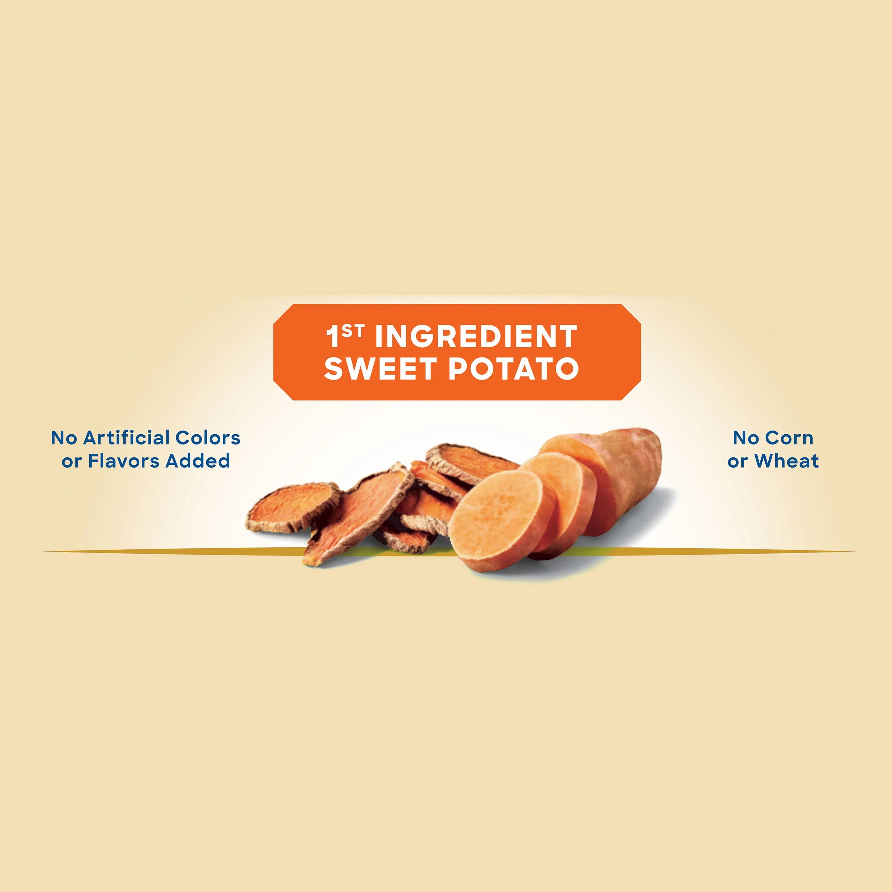 (4 pack) Golden Rewards Sweet Potato Slices for Dogs, 12 oz Bag