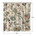 thumbnail image 5 of Waterproof Vintage Flowers Rustic Shower Curtain 72x72 Inch Boho Style Polyester Unique Shower Curtain for Bathroom Hotel Home Decor with 12 Plastic Hooks, 5 of 5