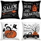 thumbnail image 1 of ZHAOCHENG Piezas De Almohadas De Halloween Fundas De Almohada De Miedo De Halloween Cojín De Melocotón De Calabaza De Halloween Cojín De Piel De Coche, Funda De Cojín De Melocotón De Calabaza Sofá De, 1 of 1