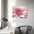 thumbnail image 3 of JRXY Canvas Print Wall Art Close Up Details of Pink Flowers Floral Botanical Photography Modern Art Chic Scenic Colorful Nature Wilderness for Living Room, Bedroom, Office Decor 20x16in, 3 of 4