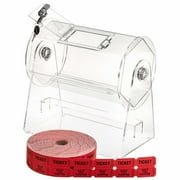 Midway Monsters Small Acrylic Raffle Drum with 2000 Free Raffle Tickets