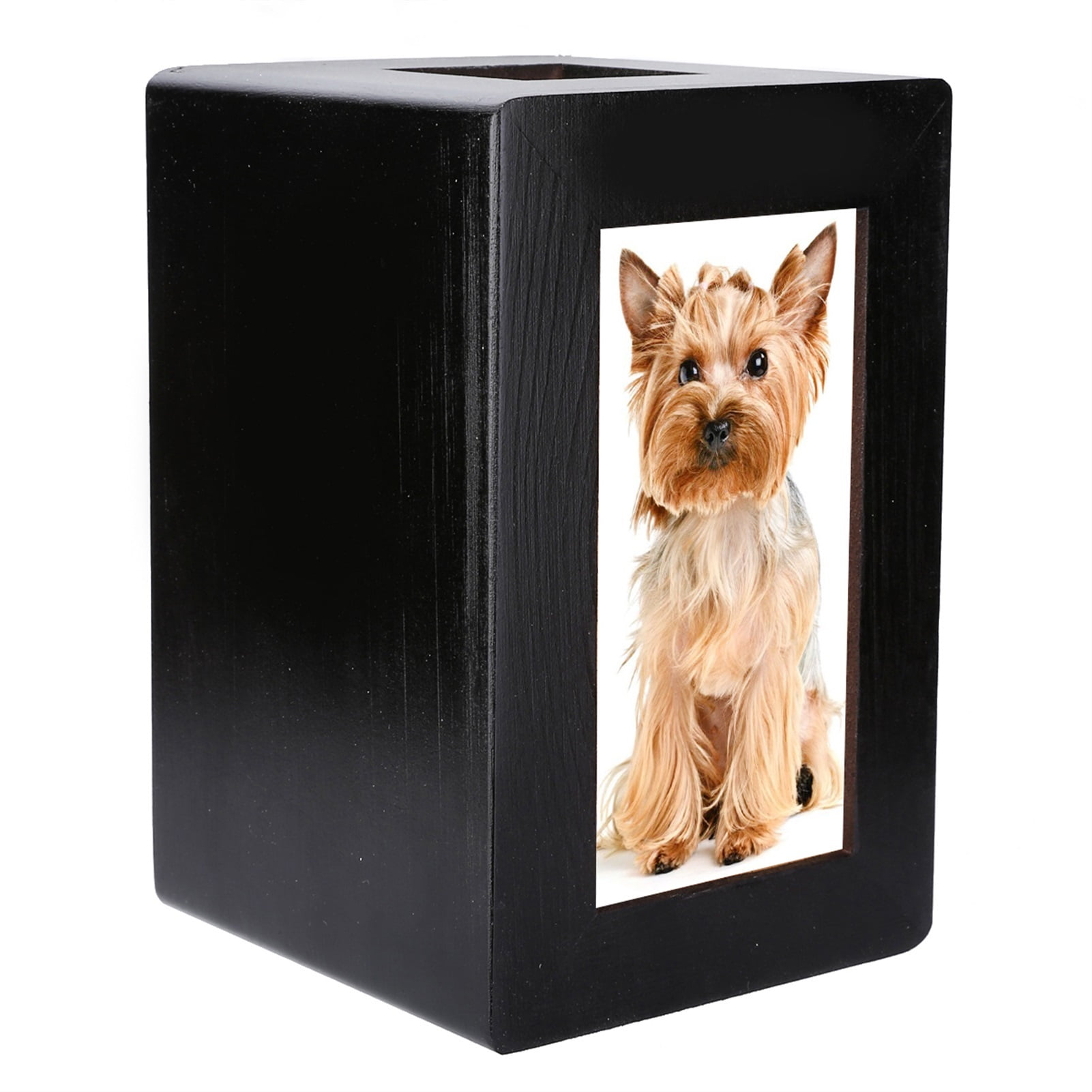 Peaceful Memorial Photo Frame Keep Box For Home Storage Holder Wooden Pet Urn Box Dog Cat Cremation Urn