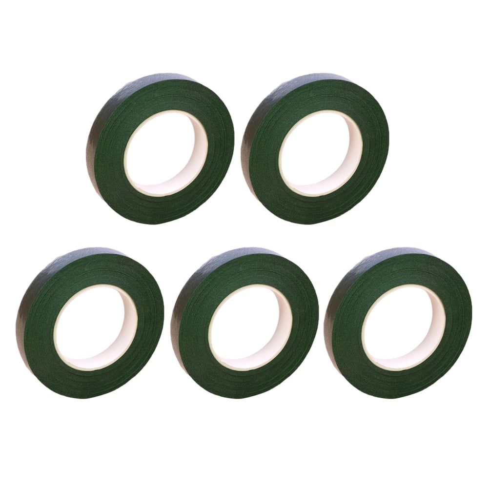 5 Rolls Gardening Green Adhesive Tape Multi-purpose Self-adhesive