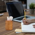 thumbnail image 3 of Functional Workspace Organizer for Pens and Small Items Durable Wood-Based Style Pen Cup for Desk Kitchen Living Room Home Efficiency, 3 of 5