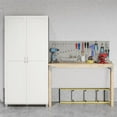 thumbnail image 3 of Systembuild Evolution Lory Framed 36" Utility Cabinet, White, 3 of 9