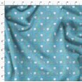thumbnail image 4 of Soimoi Blue Poly Georgette Fabric Heart & Love Text Decor Fabric Printed Yard 42 Inch Wide, 4 of 5