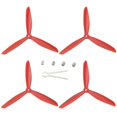 thumbnail image 2 of 4 piezas mejoradas CW CCW tornillo hélice X4 H501S RC repuestos rojo perfke Hélice RC Drone, 2 of 4