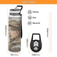 thumbnail image 3 of Sports Water Bottle 1000ML Tritan Food Grade Clear Water Bottle Fitness Outdoor Sports Bike A Winter Beauty, 3 of 7