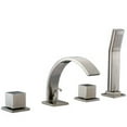 thumbnail image 2 of Dawn® D78 2262C 4-hole Tub Filler with Personal Handshower, Square Handles and Sheetflow Spout, 2 of 2