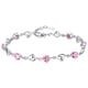 thumbnail image 2 of Xihbxyly Pulsera Corazón y Tú con Diamantes y Circonitas En Forma de Corazón Asimétrica, 2 of 2
