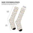 thumbnail image 2 of Lsque Squirrel In The Forest Pattern Sport Compression Socks for Men & Women 15-20 mmHg Knee High Nurse Pregnant Running Medical and Travel Athletic, 2 of 6