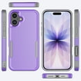 thumbnail image 3 of For iphone 17 Case, Shockproof Heavy Duty Rugged Cell Phone Case for Apple iphone 17 Cover, Tekcoo Military Grade Full Body Protection Dual Layer Sturdy Durable Cute Bumper - Purple, 3 of 7