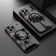 thumbnail image 2 of Magnetic Coconut Palm Pattern Case For iPhone 15 14 Pro Max 13 12 11 For Magsafe Wireless Charge Matte Hard Back Cover Fundas T4 Tree For iPhone 11, 2 of 6