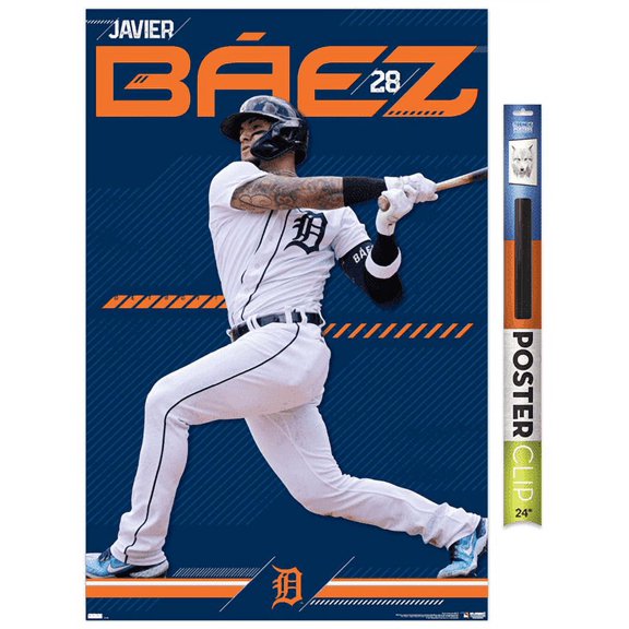 MLB Detroit Tigers - Javier Báez 23 Wall Poster, 22.375" x 34"