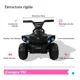 thumbnail image 3 of The Baby Shop Carro Montable Eléctrico Negro Moto Cuatrimoto Niño Tek-388, 3 of 4