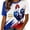 White-E, variant on Womenโs France Soccer Jersey, Camiseta De Francia, French Rooster Flag Print Short Sleeve Fan Football Tee, Slim Fit Breathable Casual Game Day T-Shirt Plus for Adult Ladies