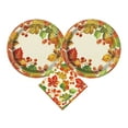 thumbnail image 1 of Berries & Leaves Fall Party Supplies Bundle with Plates and Napkins Luncheon Plates and Napkins for 16 Guests, 1 of 3
