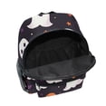 thumbnail image 6 of FORMRS School Backpack with Front Zippered Pocket 12" Elementary Student Travel Daypack, White Halloween Ghosts, 6 of 6