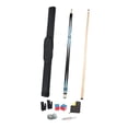 thumbnail image 4 of AWHAO Billiard Pool Cue Sticks Pool Cue Sticks Wood Split Two Section Practice Equipment Billiard Rod Anti Slip Grip PU Material Suitable for Family Corpora blue, 4 of 9