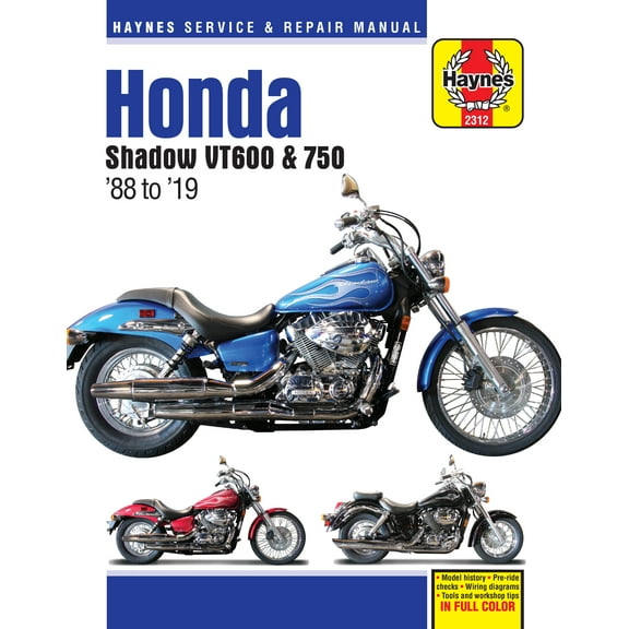 Honda VT600 & VT750 Shadow (88-19) Haynes Repair Manual ^
