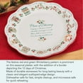 thumbnail image 3 of Pfaltzgraff Winterberry Stoneware 13 in 12 Days of Christmas Platter, 3 of 9
