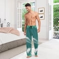 thumbnail image 7 of Tropical Palm Leaves Ghost Pajama Pants, Men's Lounge Pants Light with Drawstring and Pockets, Christmas New Year Birthday Father's Day Gifts, X-Large, 7 of 7