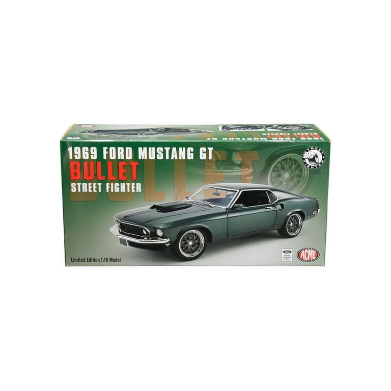 1969 Ford Mustang GT Bullet Street Fighter, Dark Green - Acme