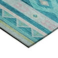 thumbnail image 3 of Addison Rugs Sonora ASO33 Peacock 3' x 5' Indoor Outdoor Area Rug, Easy Clean, Machine Washable, Non Shedding, Bedroom, Living Room, Dining Room, Kitchen, Patio Rug, 3 of 4