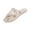 White #036, variant on Chinese Mesh Slippers for Women Floral Embroidered Mesh Slides Closed Toe Slip On Mules Summer Indoor House Shoes Breathable, 36