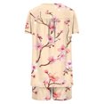thumbnail image 6 of Xixinqiwan Womens Pajama Sets,Women's Short Sleeve Top and Shorts Soft Round Neck Pjs Lounge Set Two-piece Shorts Outfits Set, 6 of 6