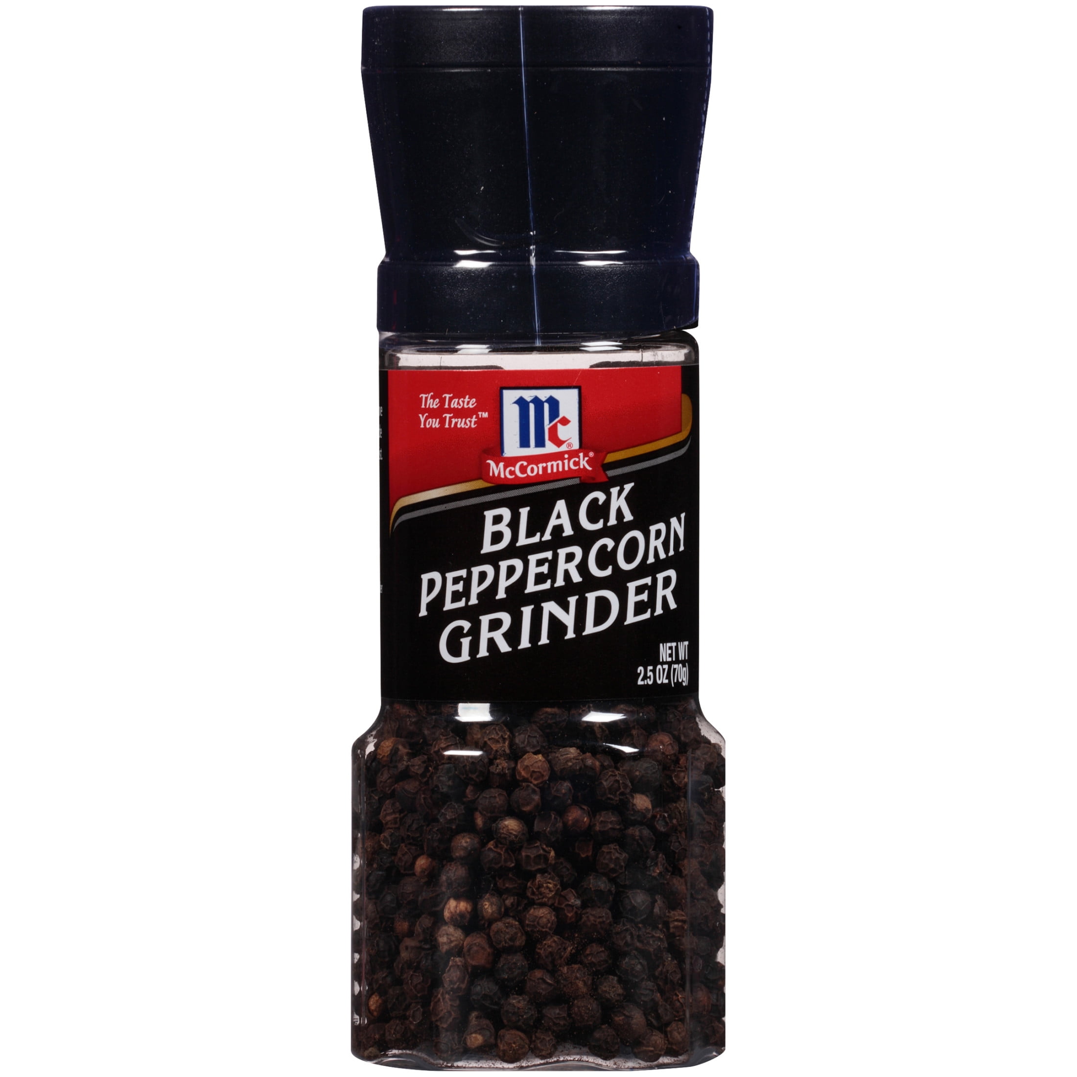 (12 pack) McCormick Black Peppercorn Grinder, 2.5 oz Bottle