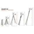 thumbnail image 4 of Little Giant M26 Multi-Position Ladder with Leg Levelers , Type IA - 300 lbs. Rated, Aluminum, 15426-801, 4 of 20