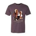 thumbnail image 2 of If It's Not a Bassett Hound Its Just a Dog Gift | Mens Dog Lover Premium Tri Blend T-Shirt, Vintage Purple, X-Large, 2 of 3