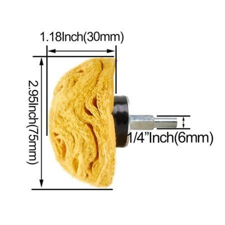 

3inch Cotton Cloth Polishing Buffing Wheel Cone/Column/T-Shaped Grinding Head