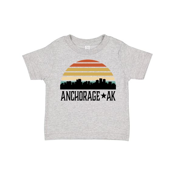 Inktastic Anchorage Alaska Skyline Boys or Girls Toddler T-Shirt