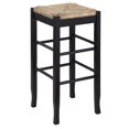 thumbnail image 1 of Boraam Tabouret de Bar Carré Rush en Noir, 1 of 5