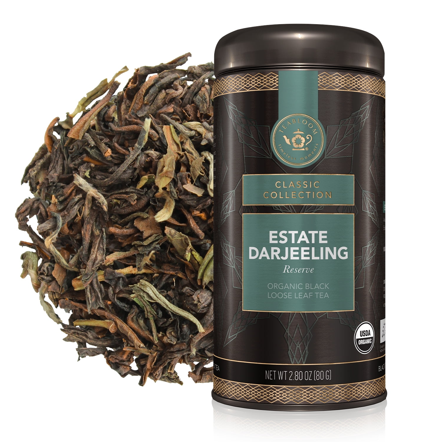 Teabloom Estate Darjeeling Reserve Loose Leaf Tea Canister