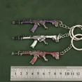 thumbnail image 4 of Llavero Valorant, arma Reaver VFX, cuchillo Karambit Vandal, colección de aspectos de juego de metal Reaver, espada samurái, figura de anime, juguetes para niños, 4 of 5