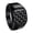 Black, variant on Titanium Steel Carbon Fiber Ring for Men Inlay Composite Band Flat Top Signet Ring Minimalist Industrial Unique Gift Silver Size 9