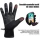 thumbnail image 3 of Guantes para Frio,Guantes Nieve Impermeables a Prueba de Viento, Guantes de Pantalla Tactil de Invierno para Celular, Guantes Gym para Ciclismo Correr Esquí Senderismo Escalada Hombres, 3 of 5