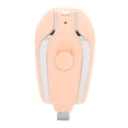 thumbnail image 4 of Cargador portátil ZHCH con llavero de carga rápida 1500 mAh para Android minibatería de emergencia USB C color rosa, 4 of 5