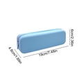 thumbnail image 3 of Pencil Box Gradient Silicone Pencil Pouch, Large Capacity Minimalist Student Stationery Bag, 3 of 6