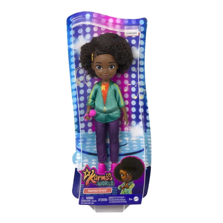 Bambola Karma’s World Karma Con Microfono – 22 Cm, Serie Netflix, Giocattolo Per Bambini 3+