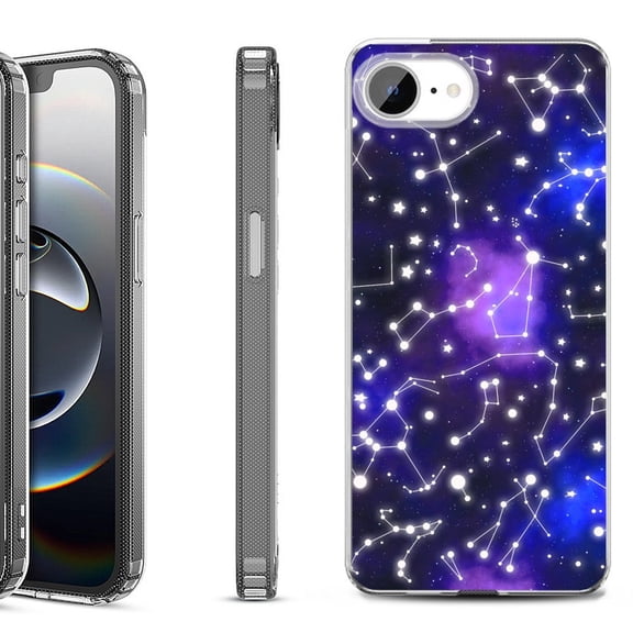 Shockproof Protective Phone Case for iPhone 16e, by OneToughShield - Constellations