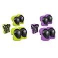 thumbnail image 1 of Conjunto de Equipo de Protección Kusrkot para Niños Rodilleras Codo Muñeca Esquí Patinaje Verde Púrpura, 1 of 8