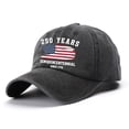 thumbnail image 2 of kaondbfi 4th of July Summer Patriotic Accessories Caps 250th Anniversary Usa Hat for Women Casual Independence Day Graphic Print Cowboy Hat Baseball Cap, 2 of 3
