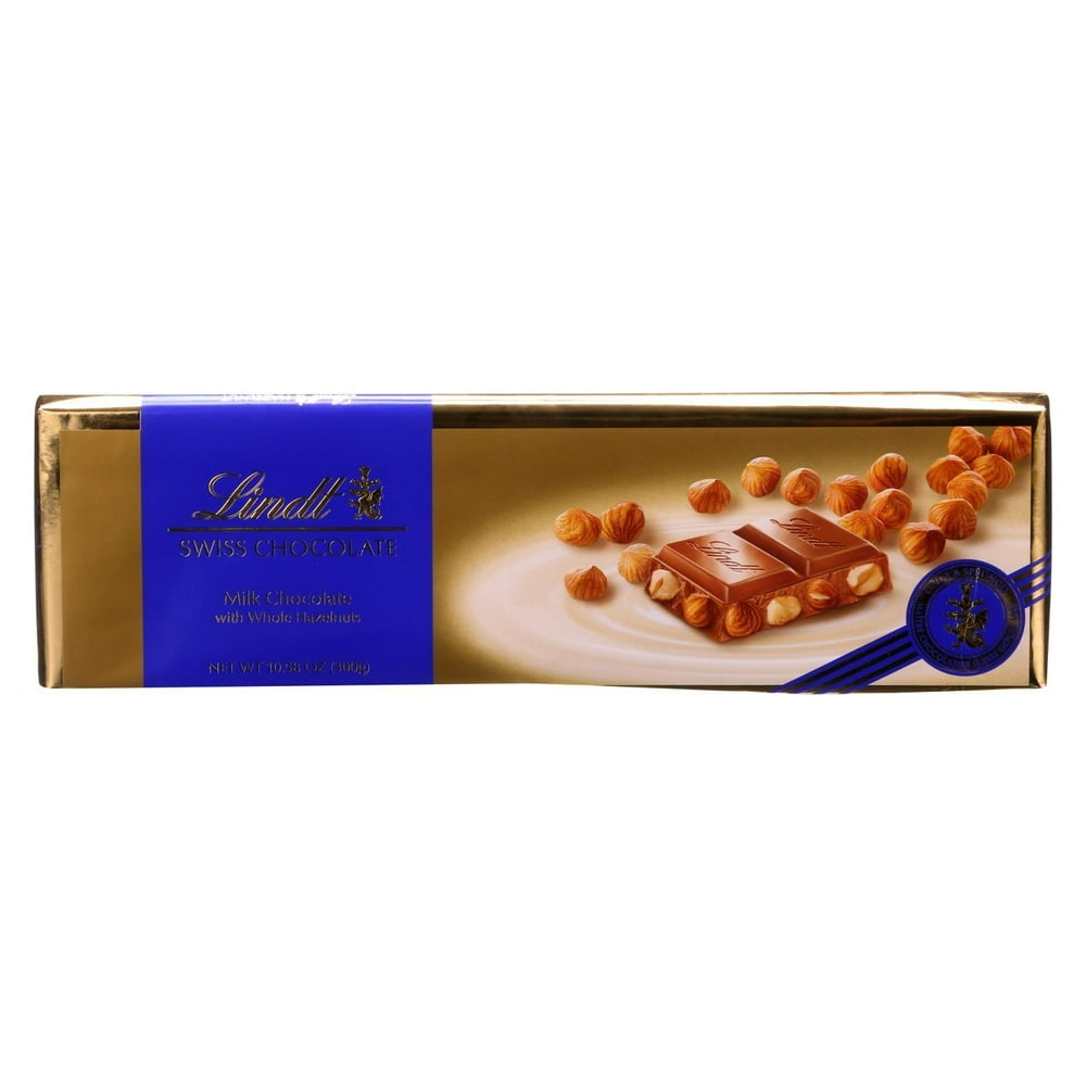 Lindt Bar Swiss Milk Hazelnut, 10.5 Oz