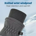 thumbnail image 4 of Winter Convertible Fleece Gloves for Men – Warm Windproof Gloves with Flip Finger Design, Touchscreen Thumb & Index, Anti-Slip Palm for Cycling, Fishing, Photography, Driving (Gray), 4 of 5